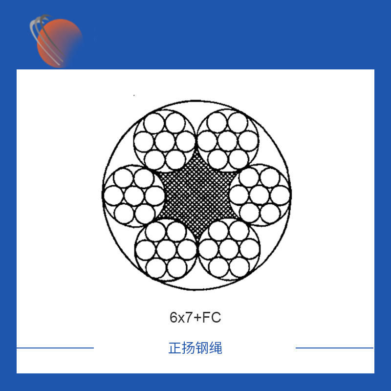 张家口6x7+FC镀锌钢丝绳